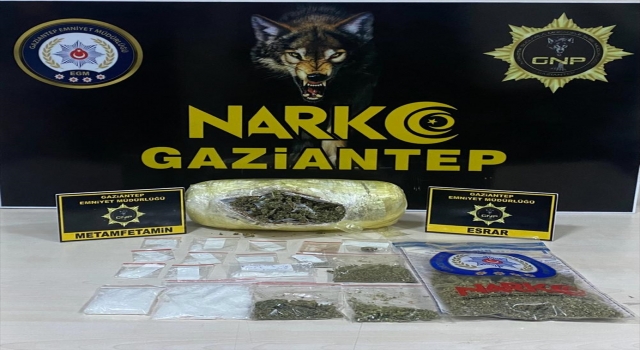 Gaziantep’te uyuşturucu operasyonunda 15 zanlı yakalandı