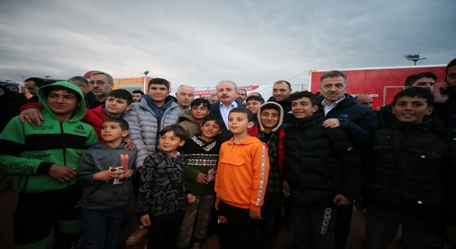 TBMM Başkanı Şentop, Kahramanmaraş’ta depremzedelerle çadır kentte iftar yaptı