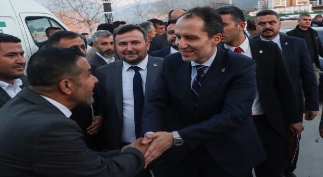 Yeniden Refah Partisi Genel Başkanı Fatih Erbakan, Osmaniye’de konuştu: