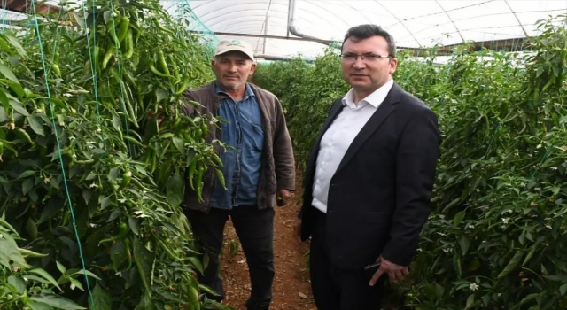 Serik Kaymakamı Şahin, ilçedeki üreticilerle bir araya geldi