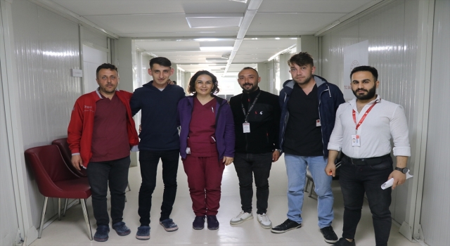Hatay’daki konteyner hastane 40 günde 33 bin 114 depremzedeye hizmet verdi