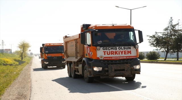 Samsun Büyükşehir Belediyesi ekipleri Kahramanmaraş’ta 654 enkazı kaldırdı