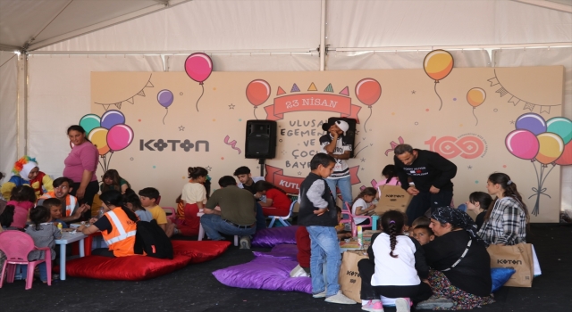 Koton, bayrama özel etkinliklerle Hatay’da çocuklarla bir araya geldi