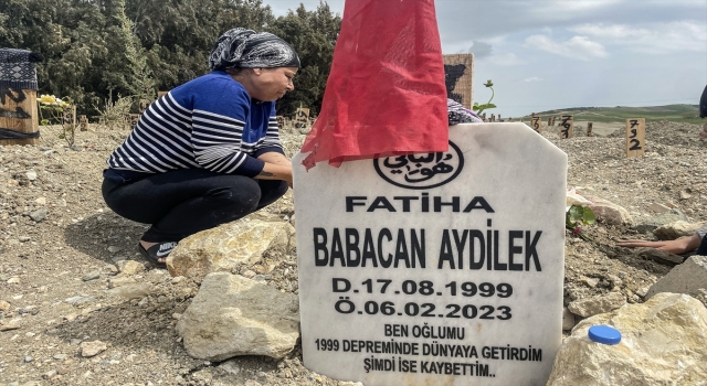 Marmara Depremi’nde doğan oğlunu, ”asrın felaketinde” kaybetti