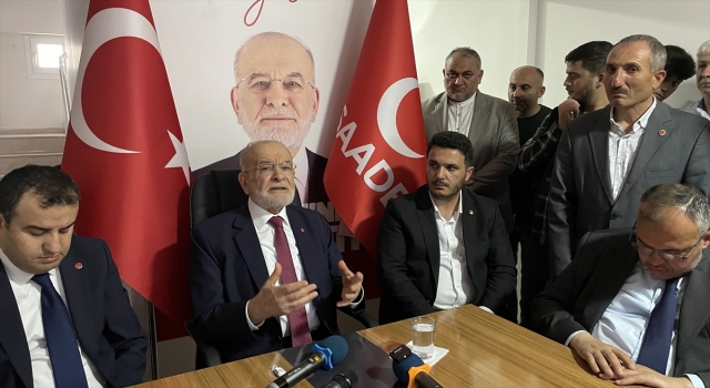 Saadet Partisi Genel Başkanı Karamollaoğlu, Mersin’de partililerle bayramlaştı