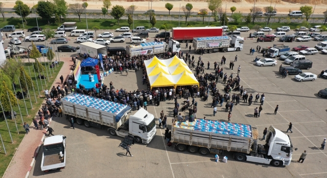 Gaziantep’te çiftçilere malzeme ve yem dağıtımı gerçekleştirildi