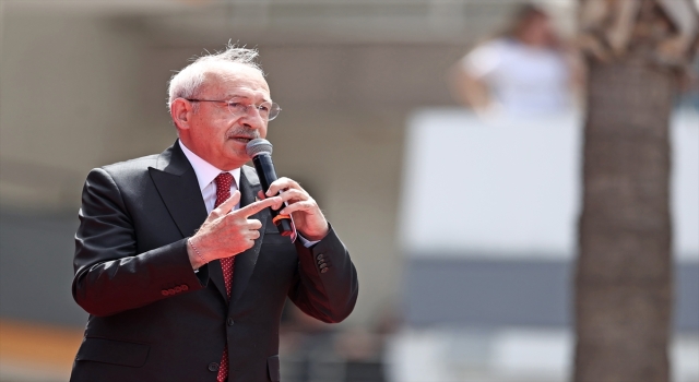 Cumhurbaşkanı adayı ve CHP Genel Başkanı Kılıçdaroğlu, Mersin mitinginde konuştu: