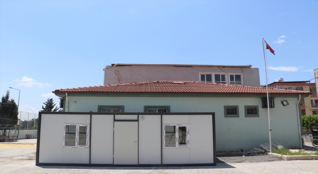 Depremden etkilenen Hatay’da sandıkların kurulacağı konteynerler hazır