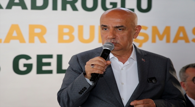 Tarım ve Orman Bakanı Kirişci, Kahramanmaraş’ta konuştu: