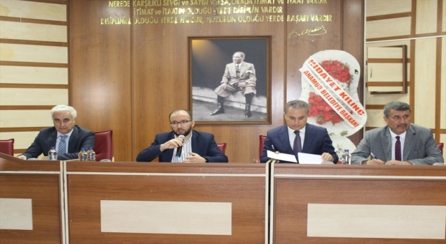 Hazine ve Maliye Bakan Yardımcısı Elitaş, Anamur’da muhtarlarla görüştü