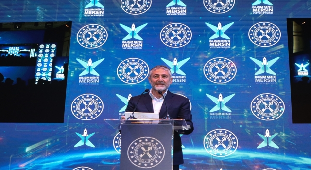 Bakan Nebati, ”Bilişim Kenti Mersin Vizyon Projesi” toplantısında konuştu: