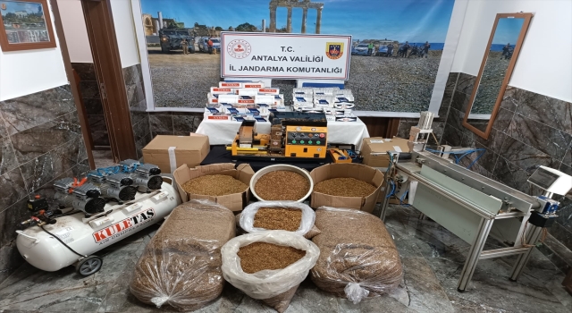 Antalya’da kaçakçılık operasyonunda 1 şüpheli yakalandı