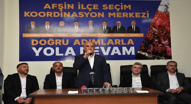 Bakan Kirişci, AK Parti Afşin Seçim Ofisi’nde konuştu: