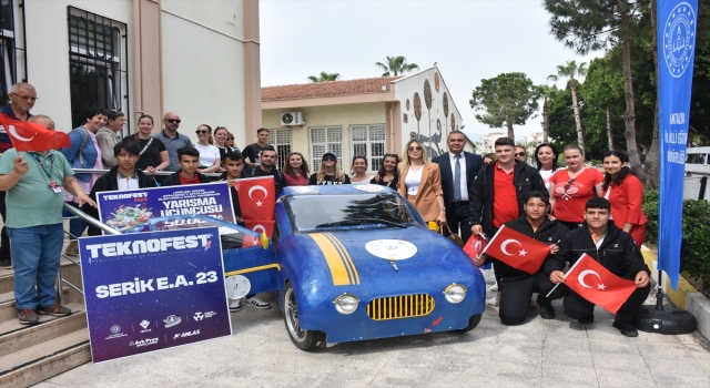 Antalya’da TEKNOFEST’te dereceye giren öğrenciler ödüllendirildi