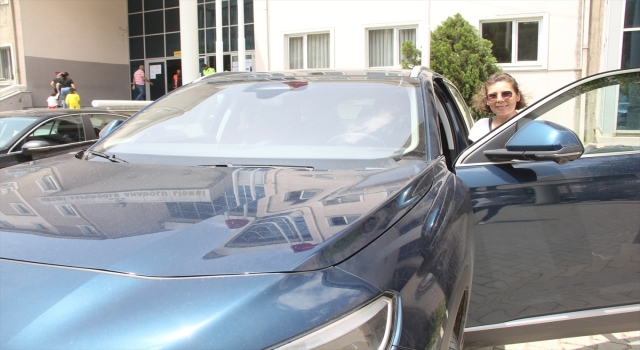 Türkiye’nin yerli otomobili Togg, Hatay’da Valilik envanterine alındı