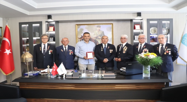 Gazilerden Silifke Belediye Başkanı Sadık Altunok’a ziyaret