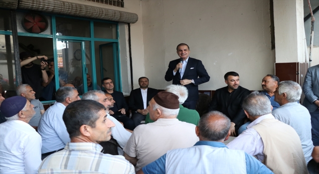 AK Parti Sözcüsü Ömer Çelik, Adana’da ziyaretlerde bulundu