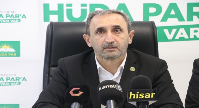 HÜDA PAR Genel Sekreteri Demir, Gaziantep’te gazetecilerle buluştu
