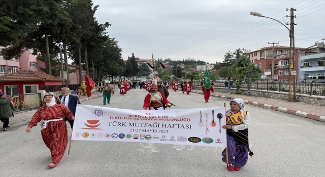 Burdur’da Türk Mutfağı Haftası etkinliği düzenlendi