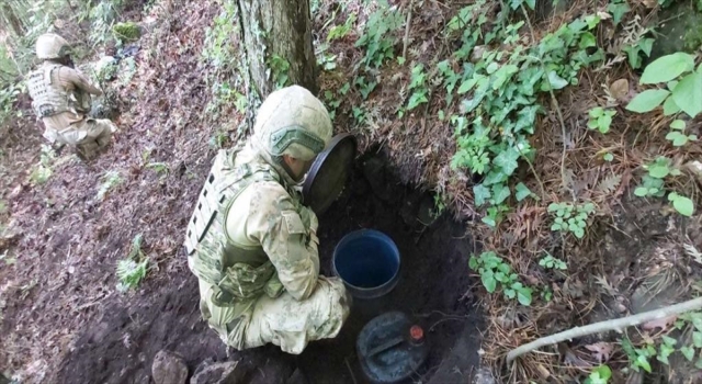 Amanos Dağları’nda terör örgütü PKK’ya ait depo bulundu