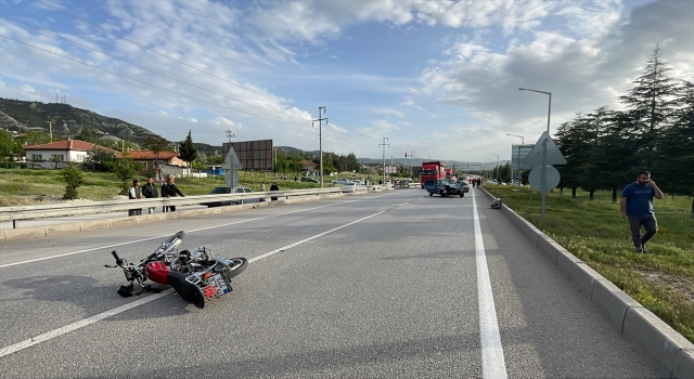 Burdur’da otomobille çarpışan motosikletin sürücüsü öldü
