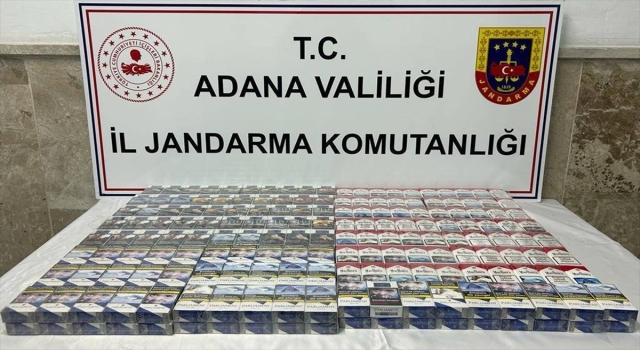 Adana’da araçlarında 339 paket kaçak sigara bulunan 3 kişi gözaltına alındı