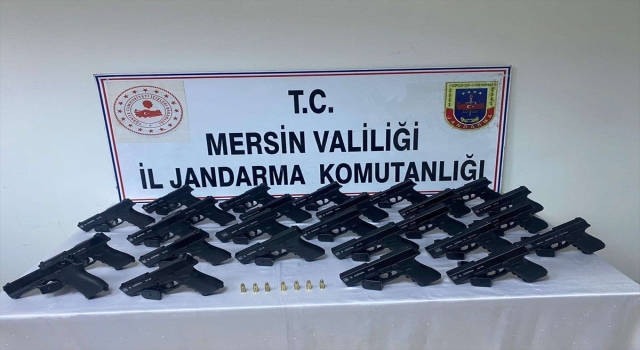 Mersin’de silah kaçakçılığı operasyonunda yakalanan 4 zanlı tutuklandı