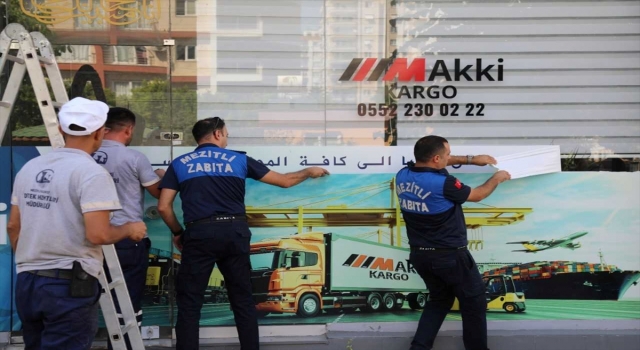 Mersin’de tabela denetimi yapıldı
