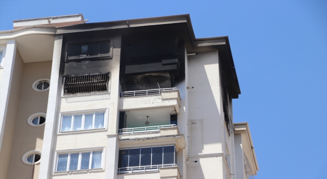 Gaziantep’te 15 katlı binada çıkan yangında 5 kişi dumandan etkilendi