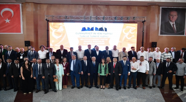 MHP Adana İl Başkanlığına Yusuf Kanlı yeniden seçildi