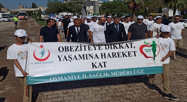 Osmaniye’de sağlıklı yaşam için yürüyüş düzenlendi