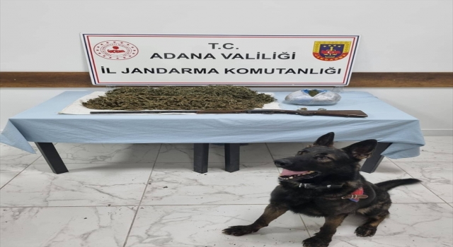 Adana’da yiyecek ve içecek kutularına gizlenmiş esrar ve skunk ele geçirildi