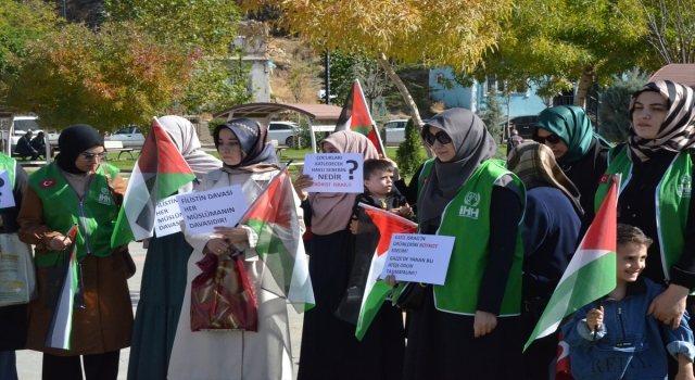 Kahramanmaraş’ta Filistin’e destek gösteri düzenlendi