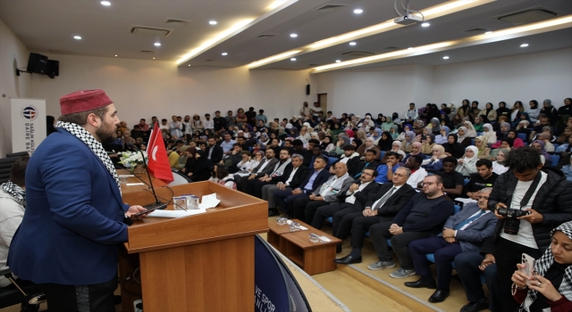 Gaziantep’te ”Dünden Bugüne Filistin” semineri gerçekleştirdi