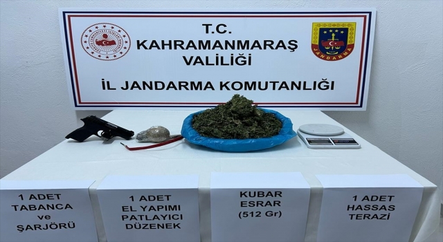 Kahramanmaraş’ta uyuşturucu operasyonunda yakalanan zanlı tutuklandı
