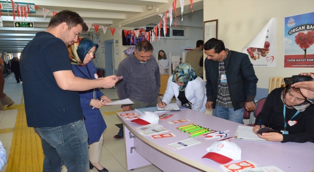 Afşin’de organ ve doku bağışı bilgilendirme standı açıldı