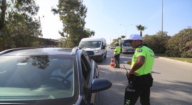 Hatay’da dron destekli trafik denetimi yapıldı