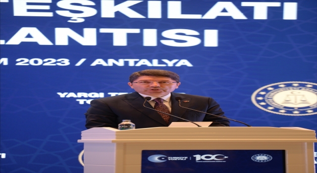 Adalet Bakanı Tunç, Yargı Teşkilatı Toplantısı’nda konuştu: (1)