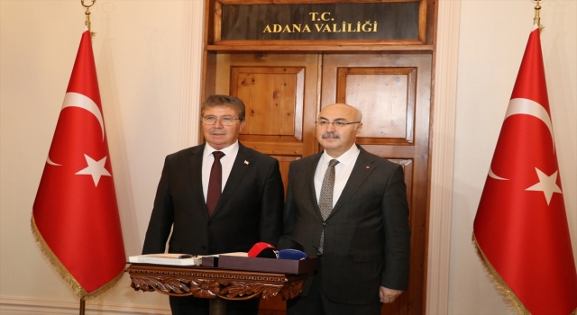 KKTC Başbakanı Üstel, Adana Valisi Köşger’i ziyaret etti