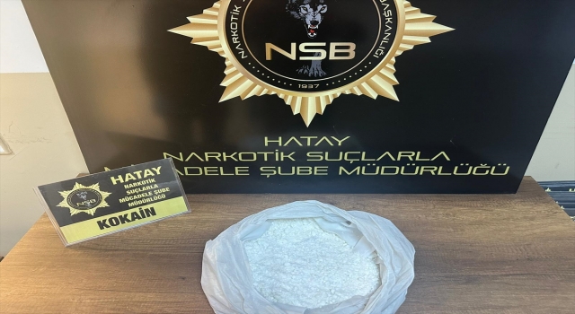 Hatay’da uyuşturucu operasyonunda 1 şüpheli tutuklandı