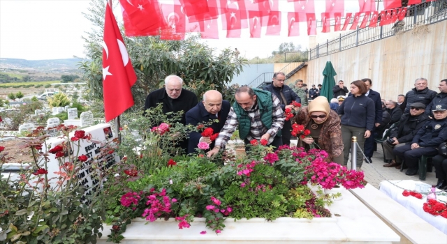 Şehit Emniyet Müdürü Altuğ Verdi, Mersin’deki kabri başında anıldı
