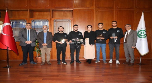 ÇÜ Rektörü Tuncel’e, 1.5 Adana AITO Sualtı Robot Takımı’ndan ziyaret