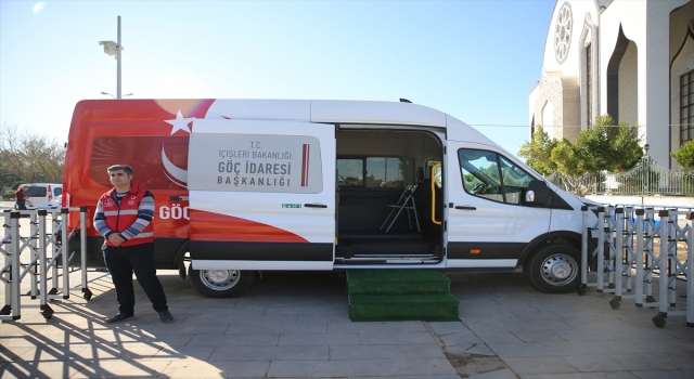 Düzensiz göçmelerin tespitini yapan Mobil Göç Noktası aracı Hatay’da hizmete başladı