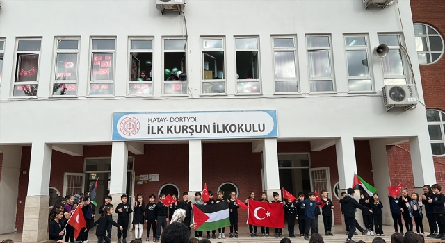 Hatay’da İsrail’in Gazze’ye saldırıları protesto edildi