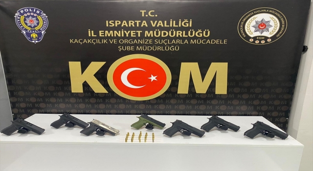 Isparta’da silah kaçakçılığı operasyonunda 3 kişi yakalandı