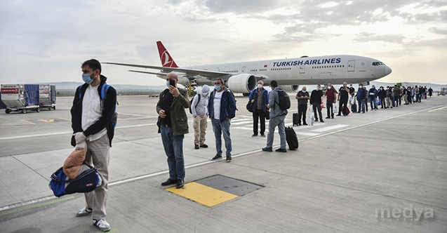 Bahreyn'den getirilen 62 Türk vatandaşı Gaziantep'te karantinaya alındı