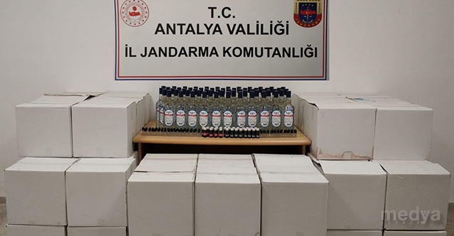 Antalya'da sahte içki operasyonu