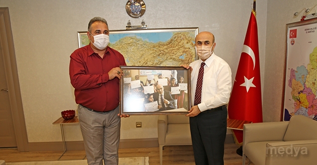AA Bölge Müdürü Mehmet Kemal Firik&#039;ten, Vali Mahmut Demirtaş&#039;a ziyaret