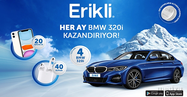 Erikli’nin BMW 320i kazandıran kampanyasına yoğun ilgi