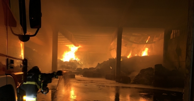 Kahramanmaraş&#039;ta fabrika yangını